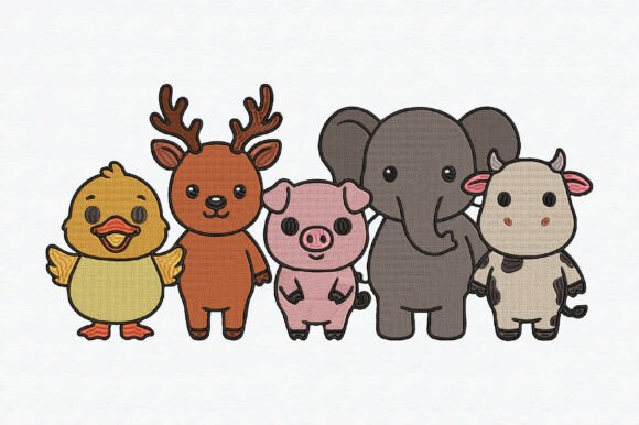 Cute Animal Embroidery Design: Holiday Review