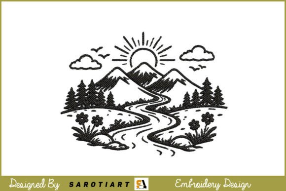 Modern Camping Embroidery Design Review