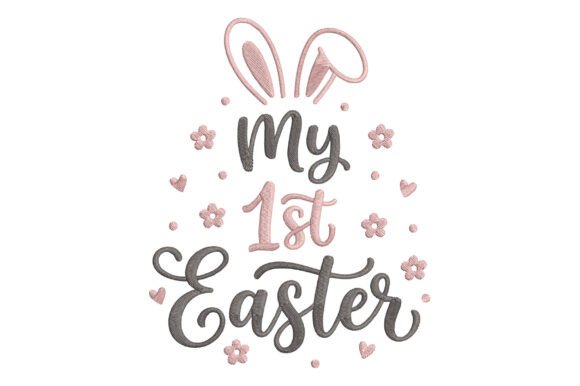 My 1st Easter Bunny Design for Boutique Apparel