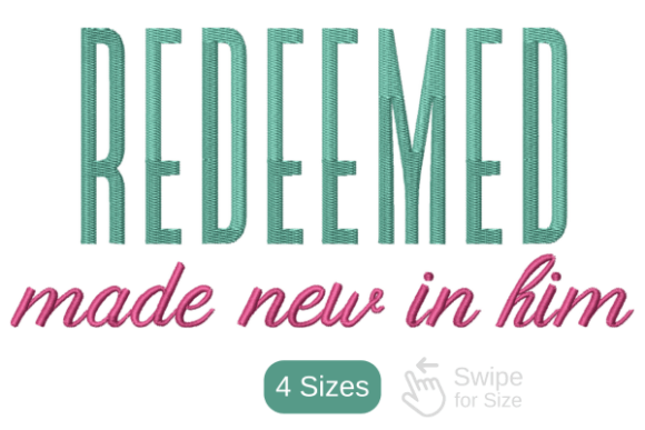 Redeemed in Him Embroidery: A Designer’s Review